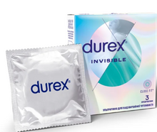 Презервативи Дюрекс (Durex) Інвізібл (Invisible) з силіконовою змазкою ультратонкі 3 штуки